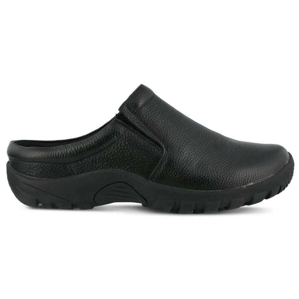 NEW SPRING STEP SHOES men's blaine slip on clogs in black